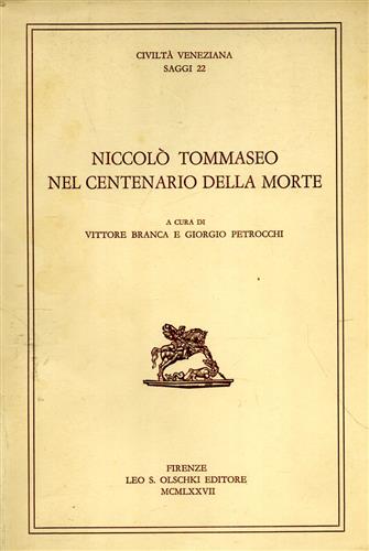 9788822213891-Niccolò Tommaseo nel centenario della morte.