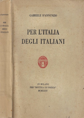 Per L'Italia degli italiani.