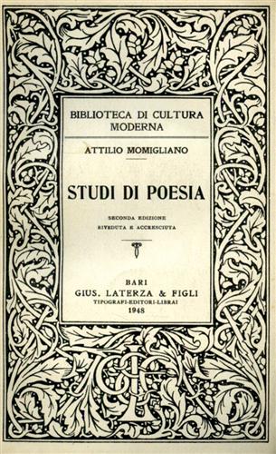 Studi di poesia.