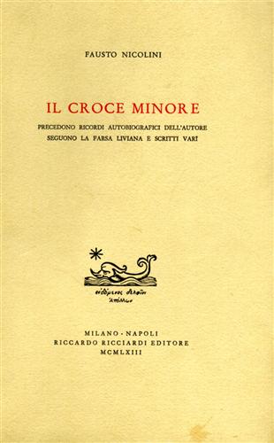 L'Antologia dei poeti italiani dell'ultimo secolo.