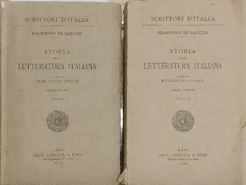 Storia della letteratura italiana.