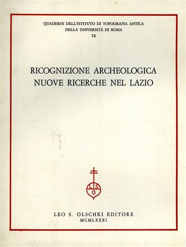 9788822230638-Ricognizione archeologica. Nuove ricerche nel Lazio.