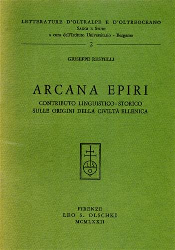 9788822221513-Arcana Epiri. Contributo linguistico-storico sulle origini della civiltà ellenic