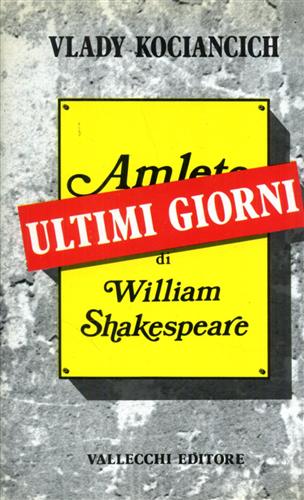 Ultimi giorni di William Shakespeare.