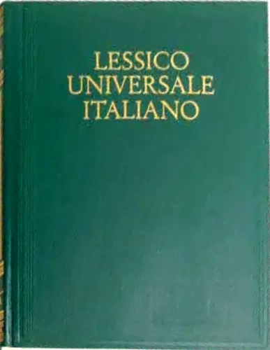 Lessico Universale Italiano di lingua Lettere Arti Scienze e Tecnica, vol.XVII: