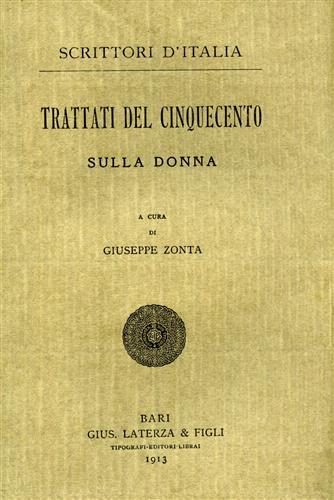 Trattati del Cinquecento sulla donna.