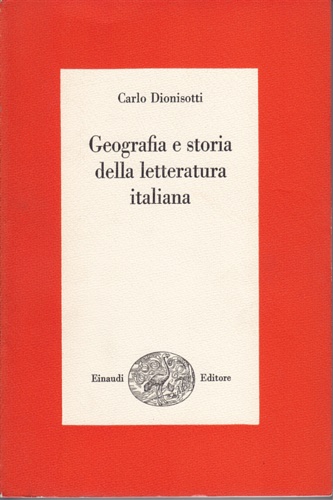 Geografia e storia della letteratura italiana.