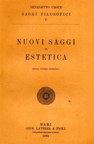 Nuovi saggi di Estetica.