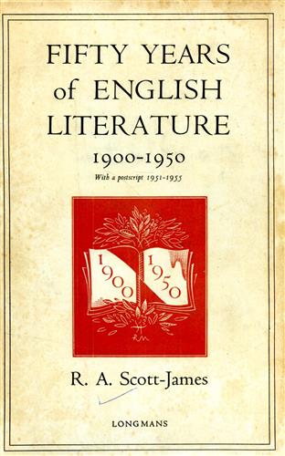 Fifty years of english literature 1900-1950 with a postscript 1951- 1955.