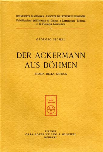 9788822220523-Der Ackermann aus Böhmen. Storia della critica.