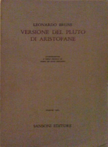 Versione del Pluto di Aristofane.