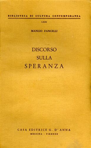 9788883210839-Discorso sulla speranza.