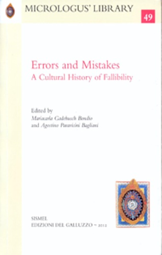 9788884504647-Errors and Mistakes. A Cultural History of Fallibility.