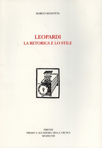 9788887850826-Leopardi. La retorica e lo stile.