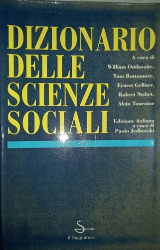 9788842803119-Dizionario delle Scienze sociali.