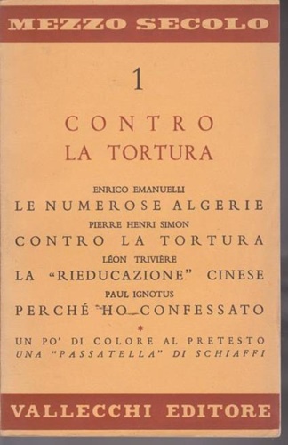 Contro la tortura.