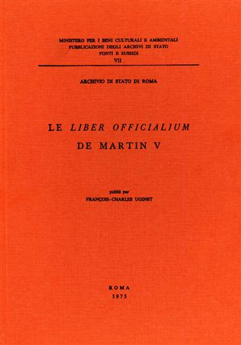 Le Liber Officialium de Martin V.