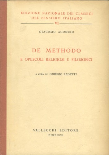 De Methodo e opuscoli religiosi e filosofici.