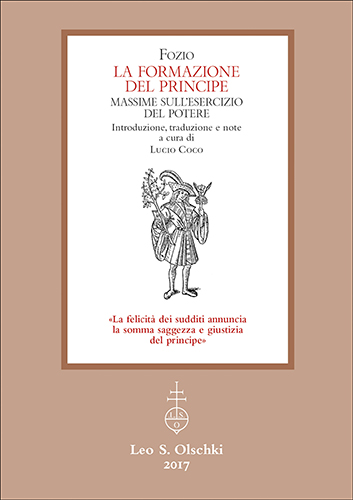 9788822265487-La formazione del principe. Massime sull'esercizio del potere.