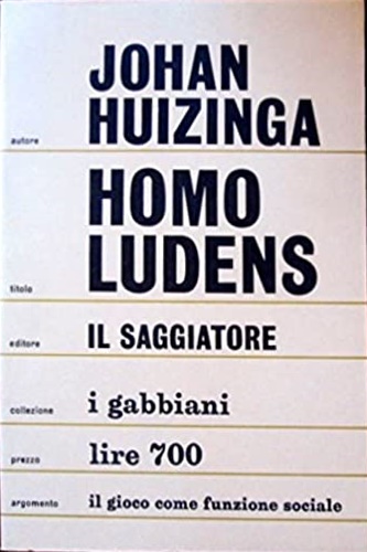 Homo ludens.