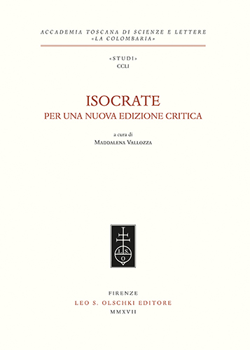 9788822264558-Isocrate. Per una nuova edizione critica.