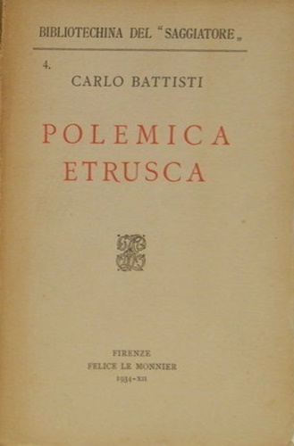 Polemica etrusca.