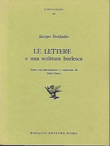 9788875731205-Le lettere e una scrittura burlesca.