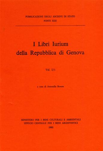 9788871250564-I Libri Iurium della Repubblica di Genova. I/1.