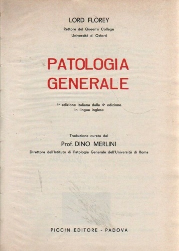 Patologia generale.