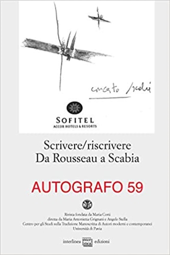 9788868571818-Scrivere/Riscrivere. Da Rousseau a Scabia.