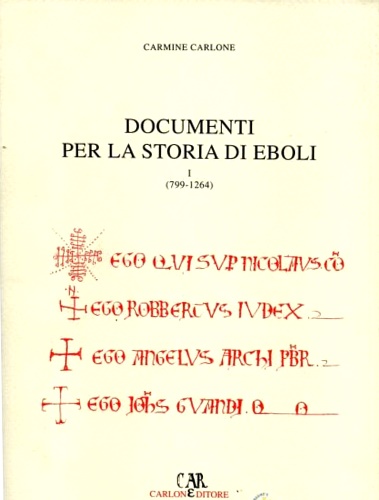 9788886854702-Documenti per la storia di Eboli (799-1264).