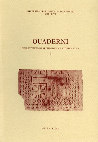 Quaderni dell'Istituto di Archeologia e Storia Antica.