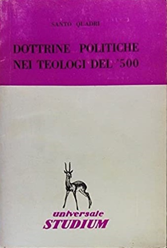 Dottrine politiche nei teologi del '500.