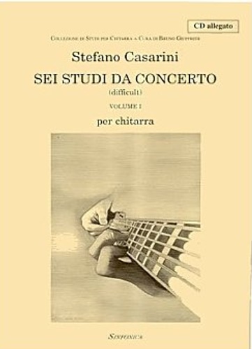 9788884000644-Sei studi da concerto. Per chitarra. Vol I. CD allegato