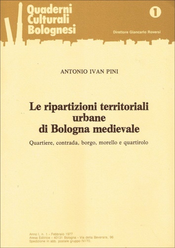 9788870372342-Le ripartizioni territoriali urbane di Bologna medievale. Quartiere, contrada, b