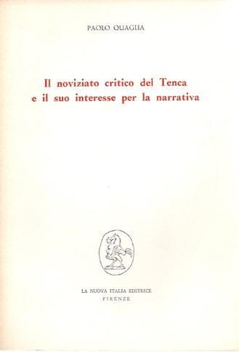 9788822100160-Il noviziato critico del Tenca e il suo interesse per la narrativa.