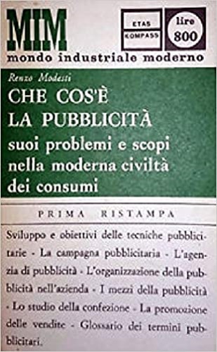 Che cos'è la pubblicità. Suoi problemi e scopi nella moderna civiltà dei consumi