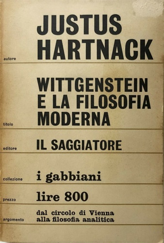 Wittgenstein e la filosofia moderna.