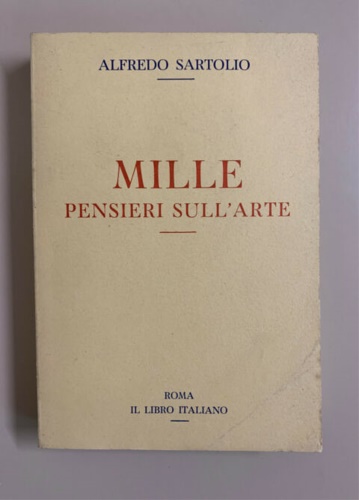 Mille Pensieri sull'arte.