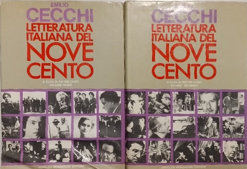 Letteratura Italiana del Novecento.