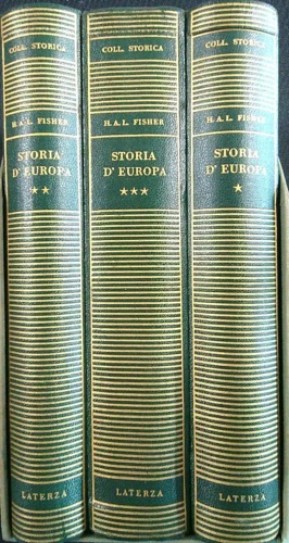 Storia d'Europa. Vol.I: Storia Antica e Medioevale. Vol.II: Rinascimento. Riform