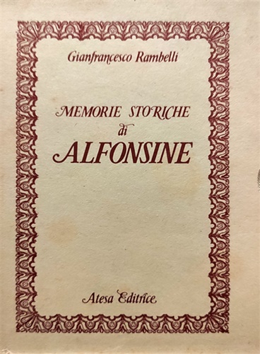 9788876225451-Memorie storiche di Alfonsine.