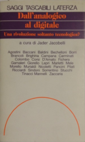 9788842049111-Dall'analogico al digitale. Una rivoluzione soltanto tecnologica?