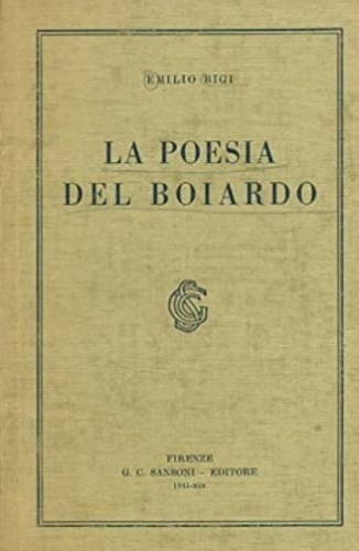 La poesia del Boiardo.