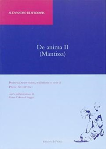 9788876948558-De anima II (Mantissa).