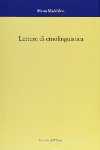 9788876948619-Letture di etnolinguistica.