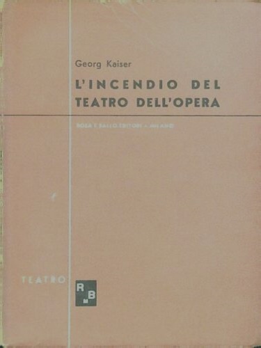 Incendio del teatro dell'opera.