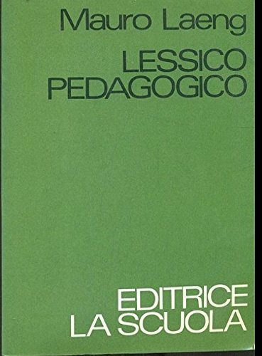 Lessico pedagogico.