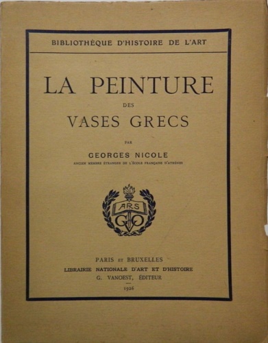 La peinture des vases grecs.