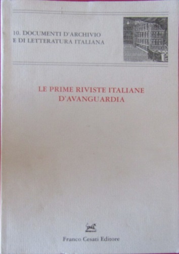 9788876671845-Le prime riviste italiane d'avanguardia.